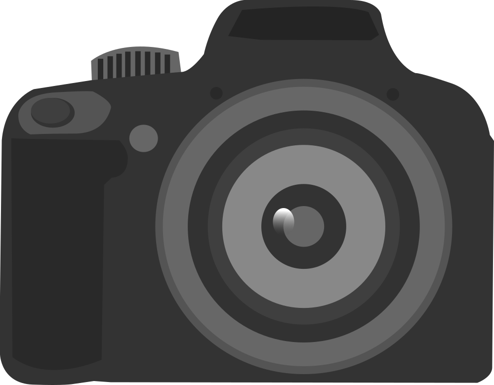 OnlineLabels Clip Art - SLR Camera